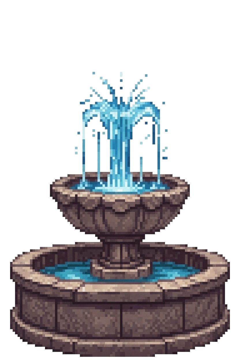 Town fountain
